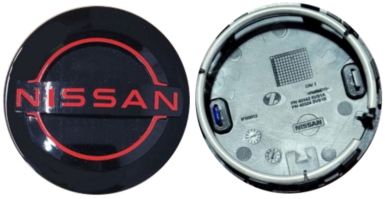 C62834 Nissan Frontier, Rogue OEM Black Center Cap #40342-9BU0A