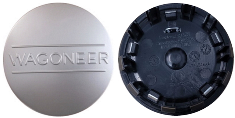 C9278 Jeep Grand Wagoneer OEM Silver Center Cap #04755549AA