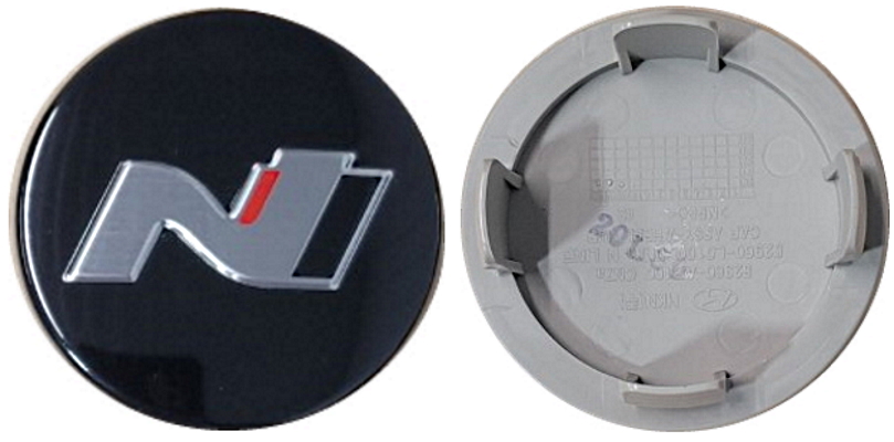 C70649 Hyundai Elantra, Kona, Sonata, Tucson Black OEM Center Cap #52960L0100