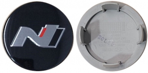 C70649 Hyundai Elantra, Kona, Sonata, Tucson Black OEM Center Cap #52960L0100