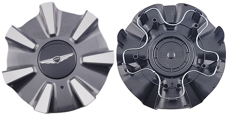 C71052 Genesis G90 OEM Charcoal Silver Center Cap #52960T4000