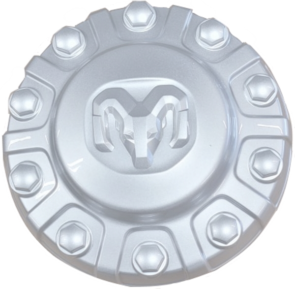 C99029FS-19 Dodge Ram 4500, 5500 OEM Silver Front Center Cap #6ZF91S4AAA