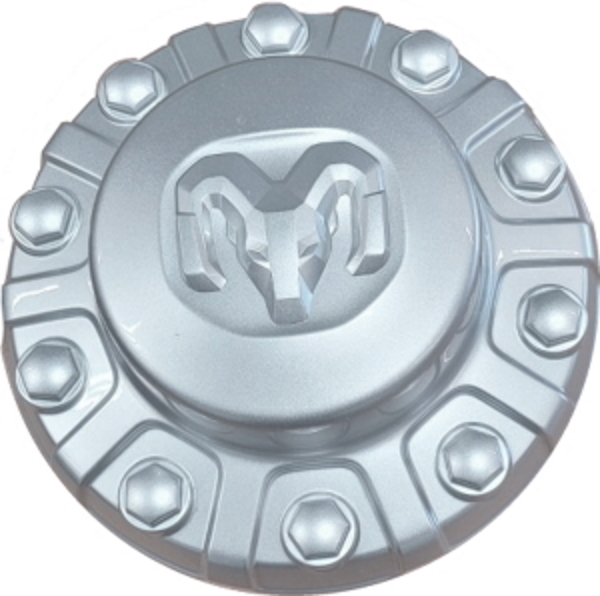 C99029RS-19 Dodge Ram 4500, 5500 OEM Silver Rear Center Cap #6ZF92S4AAB