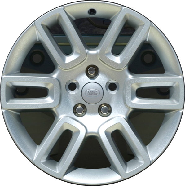 Land Rover Defender 2020-2024 powder coat silver 19x8 aluminum wheels or rims. Hollander part number ALY72350U20/95096, OEM part number LR129107.
