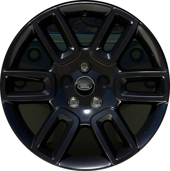 Land Rover Defender 2020-2024 powder coat black 19x8 aluminum wheels or rims. Hollander part number ALY72350U45/95096, OEM part number LR129108.