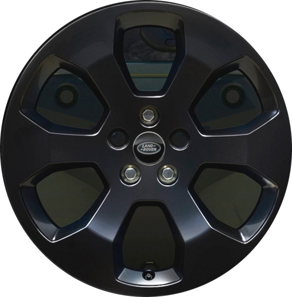 Land Rover Defender 2020-2024 powder coat black 20x8.5 aluminum wheels or rims. Hollander part number ALY72349/95097, OEM part number LR129110.