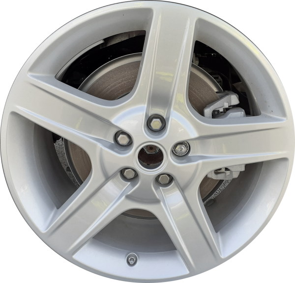 Land Rover Defender 2020-2024 powder coat silver 20x8.5 aluminum wheels or rims. Hollander part number ALY72352U20/96980, OEM part number LR129119.