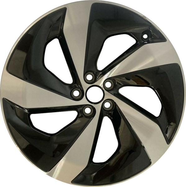 Jaguar F-Pace 2021-2024 black machined 19x8.5 aluminum wheels or rims. Hollander part number ALY60032, OEM part number T4A37968.