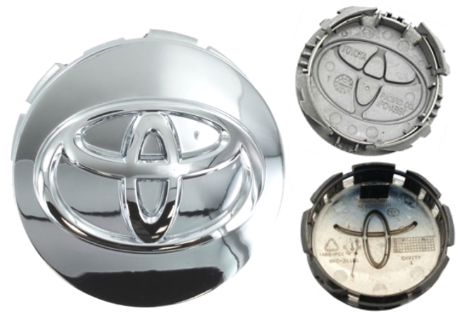 C69520 Toyota Avalon, Camry, Highlander, Matrix OEM Chrome Center Cap #42603-08020