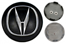 C71690 Acura CL, ILX, Integra, MDX, RDX, TLX Black/Chrome Center Cap #44742SZ3J110