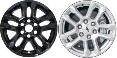 IMP-502BLK/8022GB Chevrolet Colorado, Silverado 1500 Black Wheel Skins (Hubcaps/Wheelcovers) 18 Inch