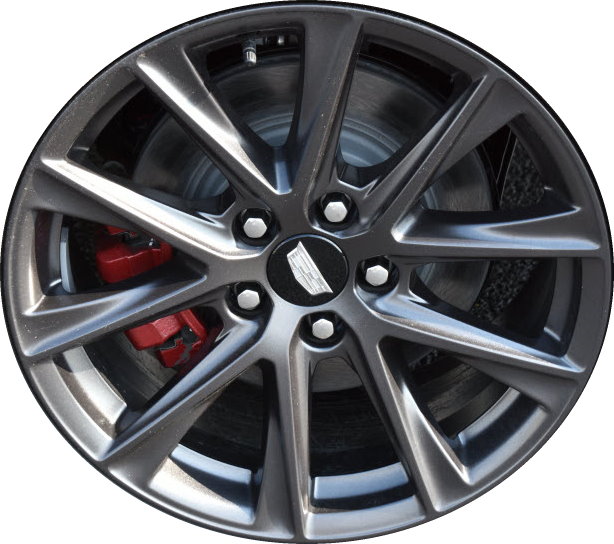 Cadillac CT5 2020-2025 powder coat charcoal 19x8.5 aluminum wheels or rims. Hollander part number ALY4840U30, OEM part number 84523080.