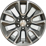 ALY5916U31/5915 Chevrolet Silverado 1500 Wheel/Rim Dark Grey Machined #84604785