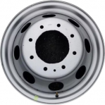 STL14128 Chevrolet Silverado, GMC Sierra 3500 DRW Wheel/Rim Silver #84880468