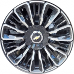 ALYGV096 Chevrolet Suburban, Tahoe Wheel/Rim Black Machined #84949571