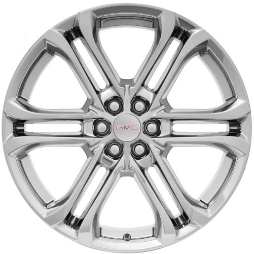 Buick Enclave 2025, Chevy Traverse 2025 GMC Acadia 2024-2025 PVD chrome 22x8.5 aluminum wheels or rims. Hollander part number 14058U85/95372, OEM part number 85523681