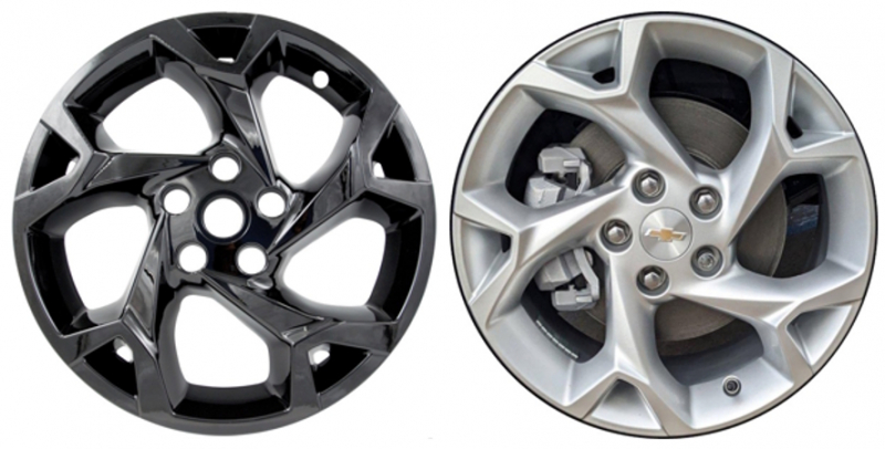 IMP-509BLK/7600GB Chevrolet Trax Black Wheel Skins (Hubcaps