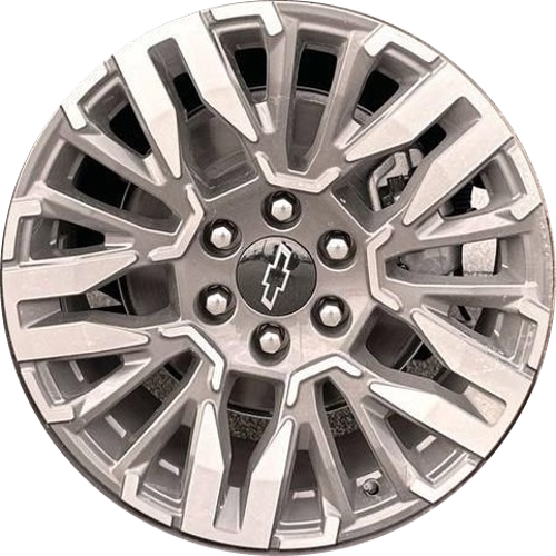 Chevrolet Suburban 2025, Tahoe 2025 charcaol machined 20x9 aluminum wheels or rims. Hollander part number 94091, OEM part number 87835097