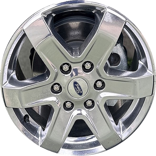 Ford Ranger XLT Lariat  2024-2025 chrome 18x7.5 aluminum wheels or rims. Hollander part number 10589, OEM part number N1WZ1007AB