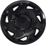 XT609GBHH 16 Inch Aftermarket Black Ford Van SRW Hubcaps/Wheel Covers Set