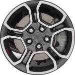 ALY9309U30HH Jeep Grand Cherokee, L Wheel/Rim Charcoal Machined #68550964AA