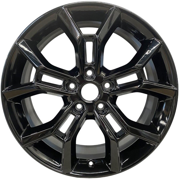 Jeep Grand Cherokee 4xe 2023-2025 black painted 20x8.5 aluminum wheels or rims. Hollander part number ALYJG076, OEM part number Not Yet Known.