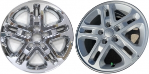 IMP-7822PC Jeep Grand Cherokee Chrome Wheel Skins (Hubcaps/Wheelcovers) 17 Inch Set