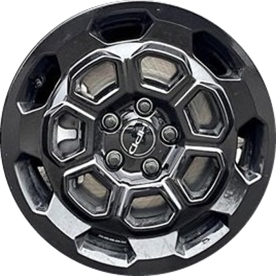 Honda Ridgeline HPD Black Edition 2024-2025 powder coat black 18x8 aluminum wheels or rims. Hollander part number 95984 63810b, OEM part number 08W18-T6Z-100.-K