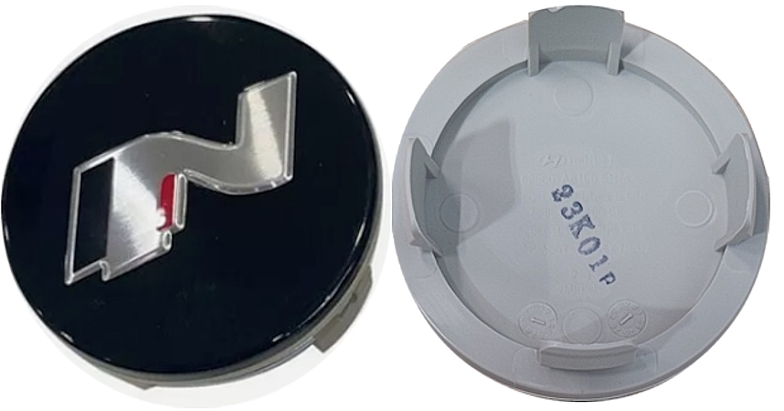 C70633 Hyundai Elantra, Kona, Sonata, Tucson Black OEM Center Cap #52960BE200