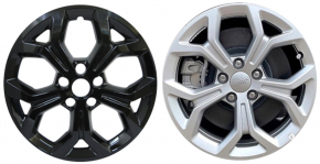 IMP-7924GBHH Jeep Compass Black Wheelskins (Hubcaps/Wheelcovers) 17 Inch Set