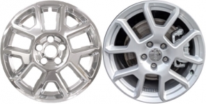 IMP-7219PC Jeep Renegade Chrome Wheel Skins (Hubcaps/Wheelcovers) 17 Inch Set
