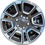 ALYJG069U90 Jeep Wagoneer Wheel/Rim Black Polished #4755406AA