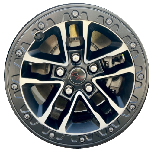 Jeep Wrangler 2024, Wrangler Rubican 392 Final Edition 2024 black machined 17x8 aluminum wheels or rims. Hollander part number ALY95731, OEM part number 68628321AA