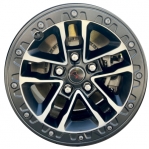 ALYJG084 Jeep Wrangler Wheel/Rim Black Machined #68628321AA