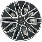 ALYFQ088U45 Ford Mustang Mach-E Wheel/Rim Black Machined #RJ8J1007AA