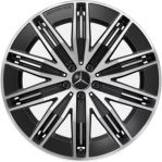 ALYMW019 Mercedes-Benz EQS SUV Wheel/Rim Black Machined #29640117007X23