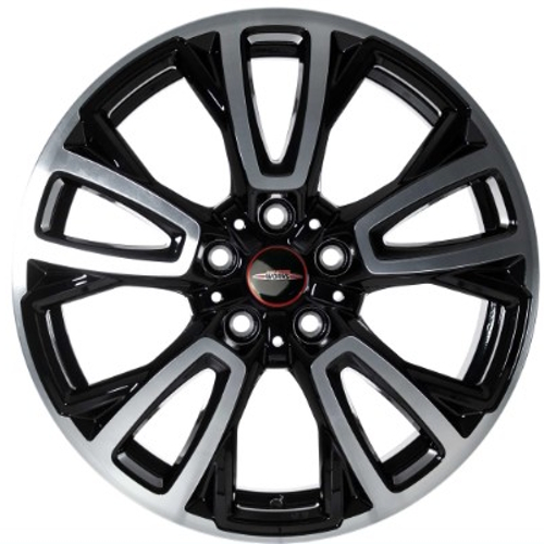 Mini Cooper john Cooper Works 2022-2024 powder coat black machined  18x7 aluminum wheels or rims. Hollander part number 86965/95648, OEM part number 36106898049