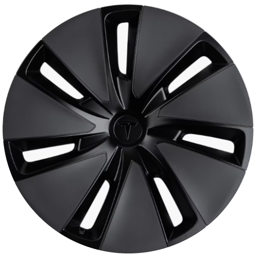 Tesla Model 3 Glider 2024, Plastic 7 Slot, Single Hubcap or Wheel Cover ONLY For 18 Inch Alloy Wheels. Hollander Part Number HTA065