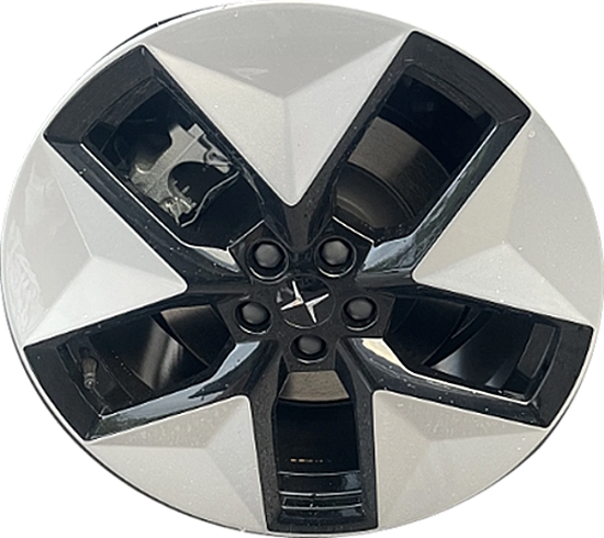 Polestar 2 2022-2024 silver black painted 20x8 aluminum wheels or rims. Hollander part number 95665, OEM part number 32358373