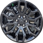 ALYCO041U45 Dodge Ram 1500 Wheel/Rim Black Painted #68565553AC