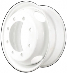 STL28680U50/50180 Chevrolet Silverado 4500HD, 5500HD, 6500HD Wheel/Rim Steel White #19408815