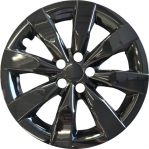 72283GB 16  Inch Aftermarket Toyota Corolla Black Hubcaps/Wheel Covers Set