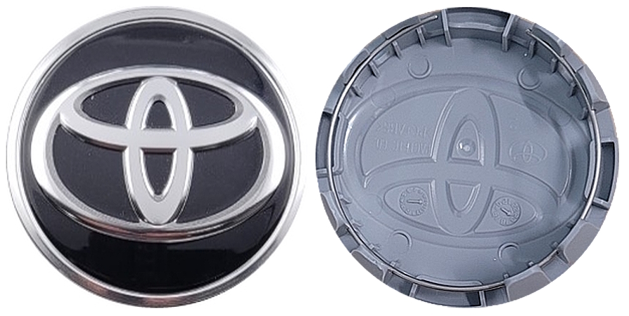C75459 Toyota GR Corolla Mirai OEM Black Center Cap #4260342130