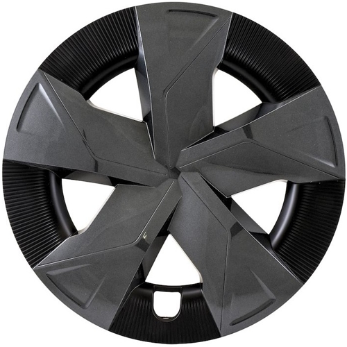 563cb  17 Inch Aftermarket Charcoal/Black Toyota Prius Hubcap/Wheelcover Set