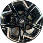 ALYWC020U45 Volkswagen Tiguan Wheel/Rim Black Machined #571601025G