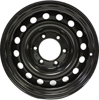 Toyota Sequoia 2001-2004, Tacoma 2001-2004, Tundra 2000-2004 powder coat black 16x7 steel wheels or rims. Hollander part number STL69392, OEM part number 426010C010.