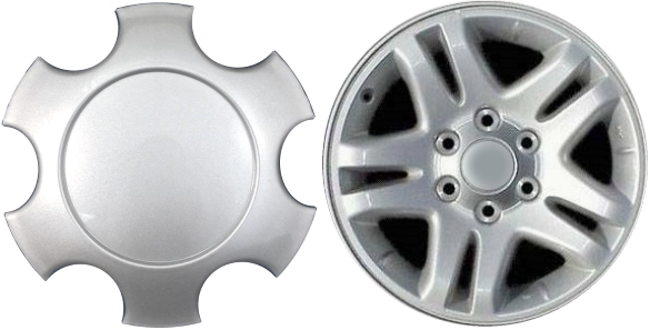 IWCC69440 Toyota Sequoia, Tundra Replica Silver Center Cap #42603-AF020