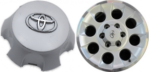 C69560SP Toyota 4Runner, FJ Cruiser OEM Silver Center Cap #4260B-35020