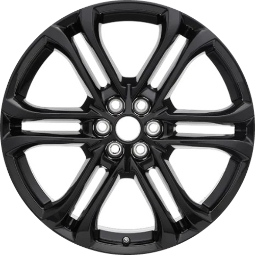Buick Enclave Preferred, Sport Touring 2025-2026 black painted 22x8.5 aluminum wheels or rims. Hollander part number ALY04171/05133 OEM part number 85523679
