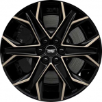 ALY4897U65HH Cadillac Optiq Wheel/Rim Black/Bronze Painted #85538459